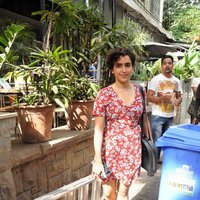Sanya Malhotra - Celebs Spotted at Bandra On 22nd April 2017 Images