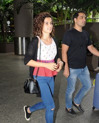 Taapsee Pannu - Celebrities Spotted at Airport