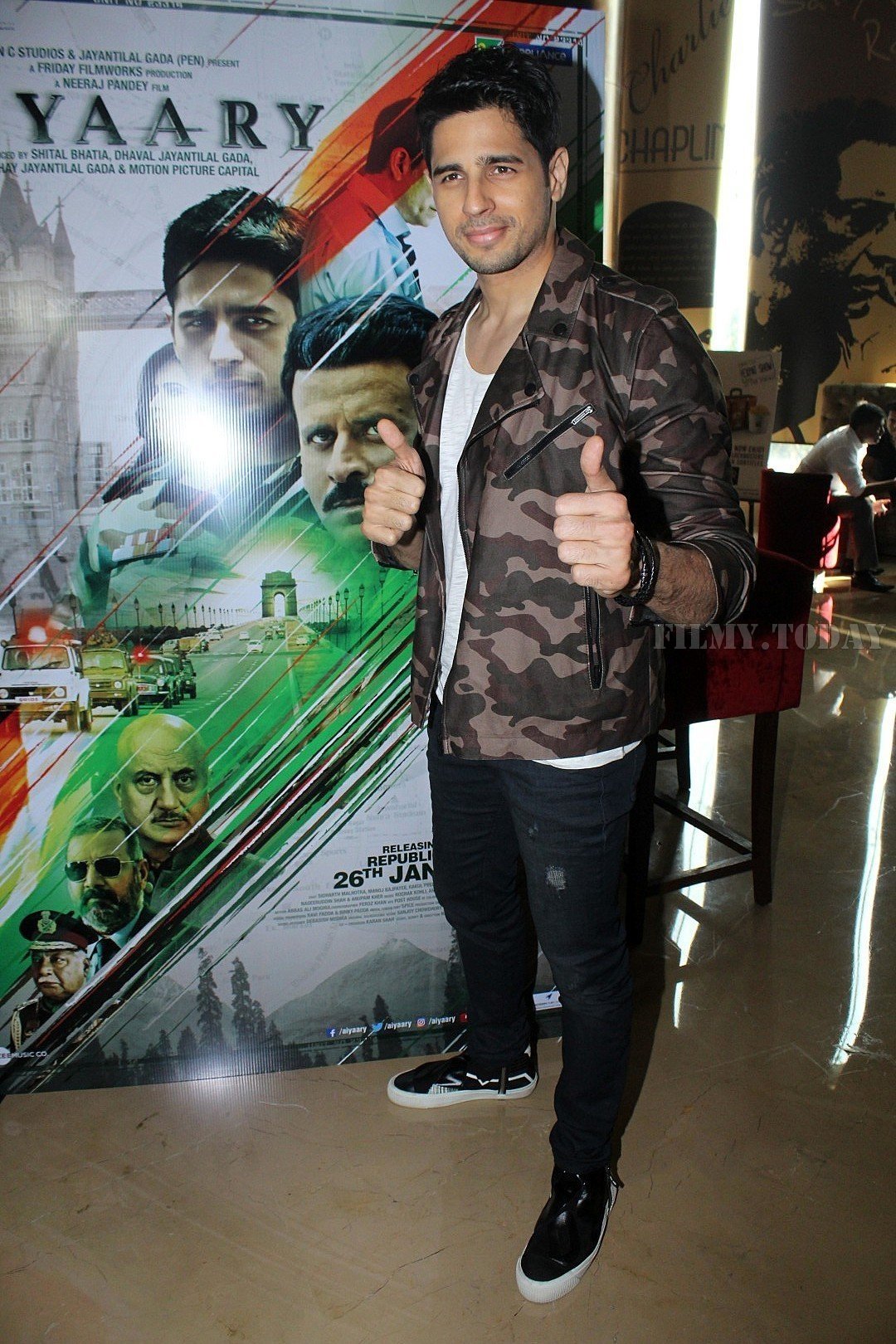 Sidharth Malhotra - Photos: Trailer Launch Of Film Aiyaary | Picture 1552585