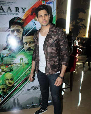 Sidharth Malhotra - Photos: Trailer Launch Of Film Aiyaary | Picture 1552575