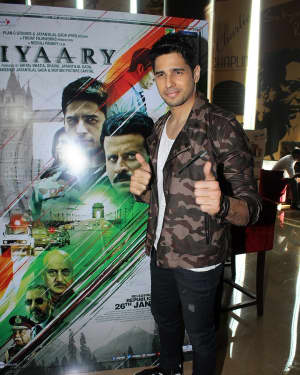 Sidharth Malhotra - Photos: Trailer Launch Of Film Aiyaary | Picture 1552582