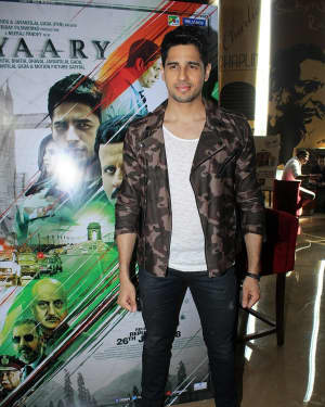 Sidharth Malhotra - Photos: Trailer Launch Of Film Aiyaary | Picture 1552572