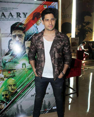 Sidharth Malhotra - Photos: Trailer Launch Of Film Aiyaary | Picture 1552577