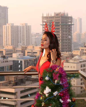 Actress Heena Panchal As Sexy Santa in Christmas Photoshoot | Picture 1553946