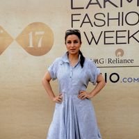 Tisca Chopra - Celebs at Lakme Fashion Week Summer/Resort 2017 Day 3 Images