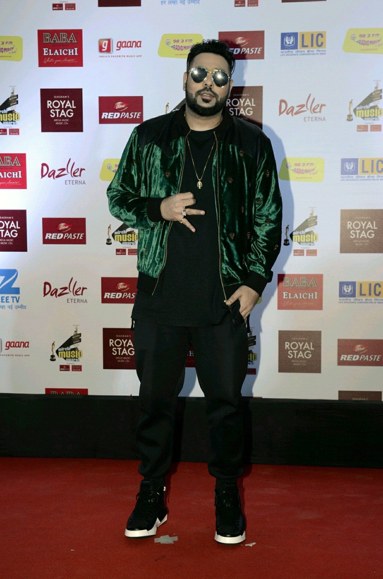 Badshah (rapper) - The Red Carpet of Royal Stag 9th Mirchi Music Awards Images | Picture 1473954