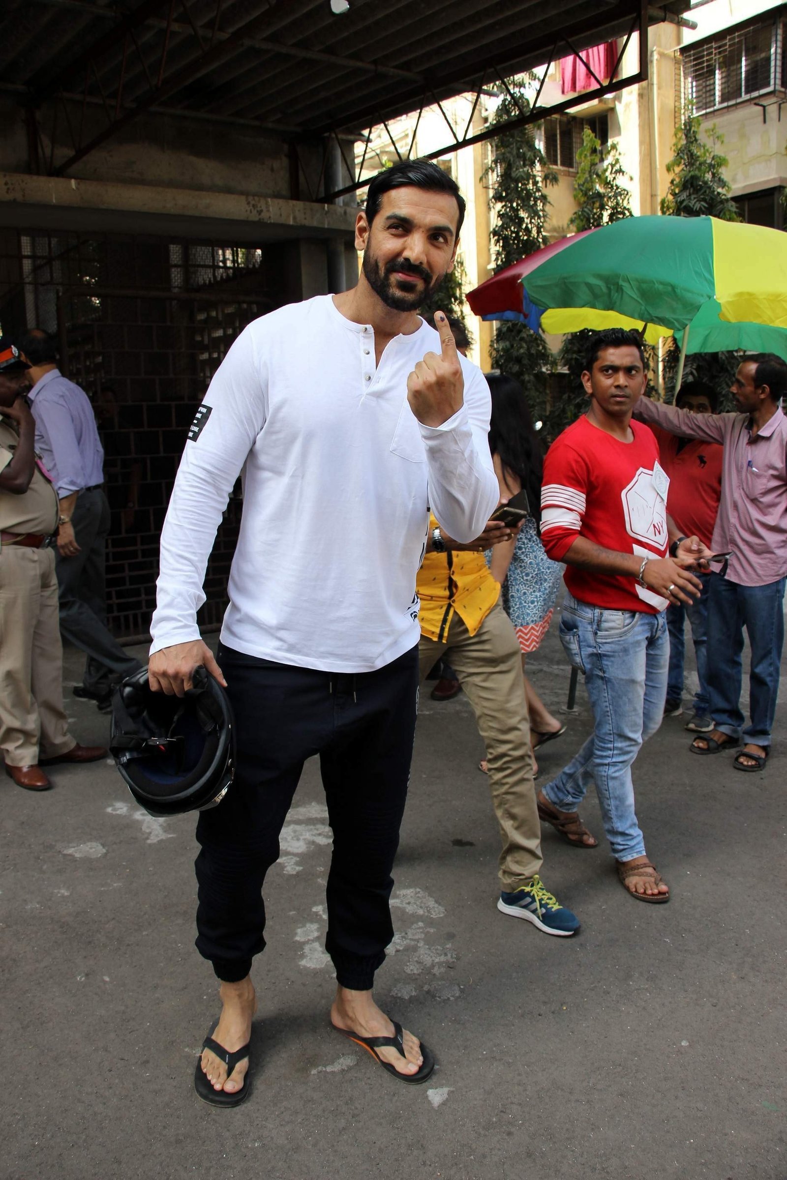 John Abraham - Celebs Casting Their Votes In Bandra for BMC Elections 2017 Images | Picture 1474798
