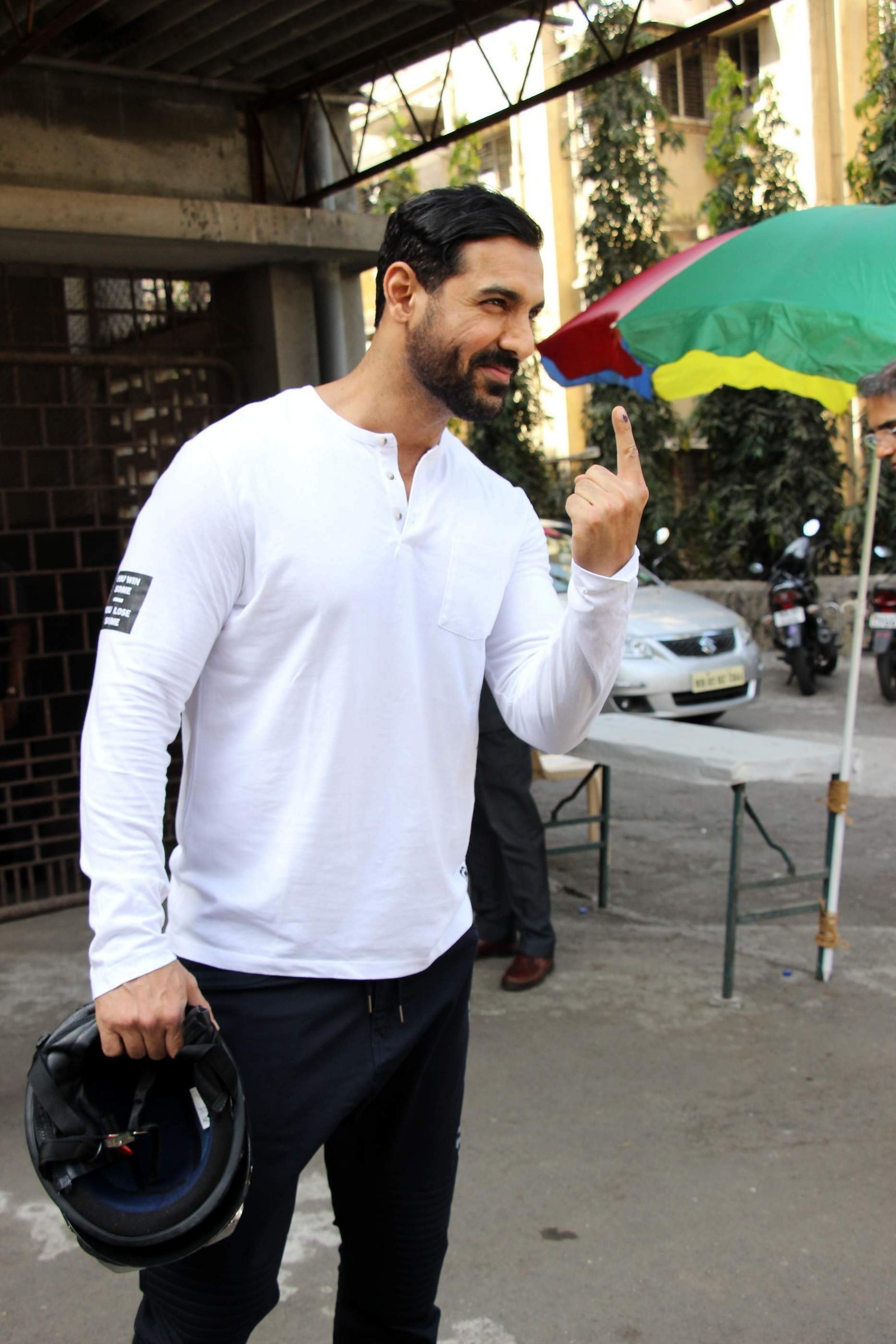 John Abraham - Celebs Casting Their Votes In Bandra for BMC Elections 2017 Images | Picture 1474831