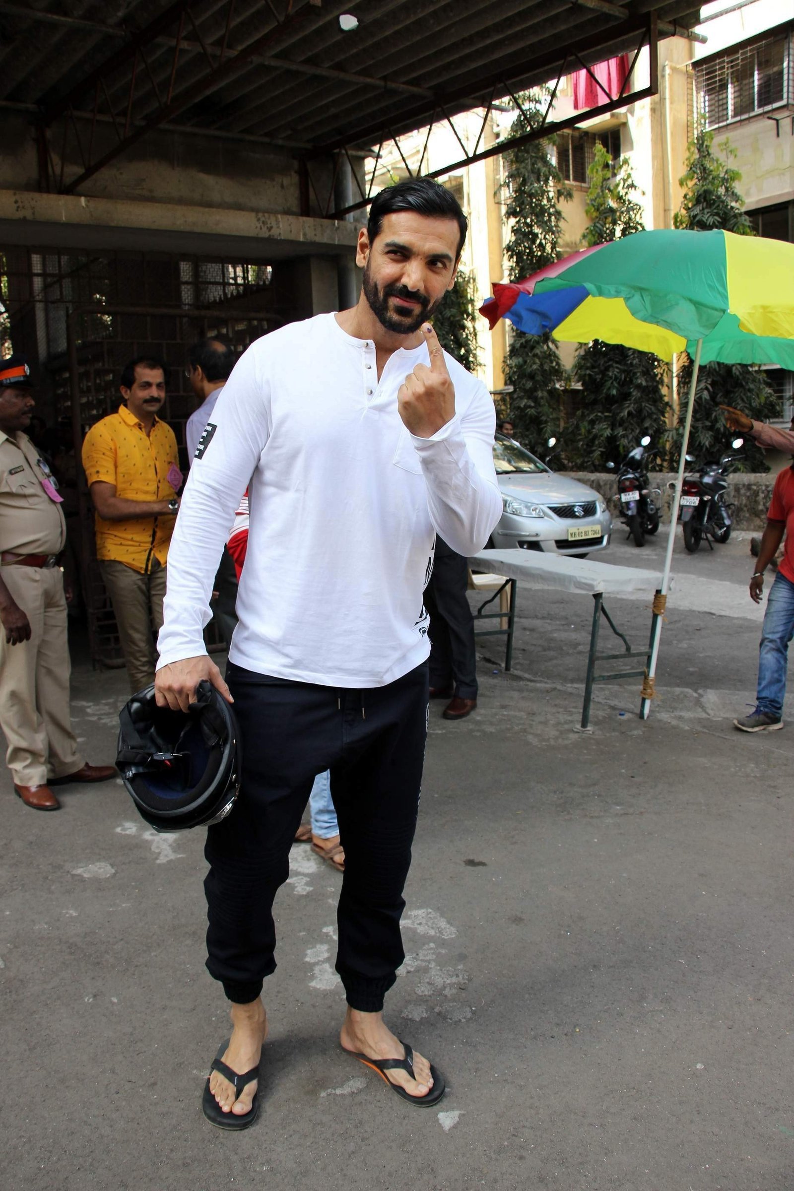 John Abraham - Celebs Casting Their Votes In Bandra for BMC Elections 2017 Images | Picture 1474797