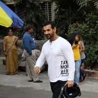 John Abraham - Celebs Casting Their Votes In Bandra for BMC Elections 2017 Images | Picture 1474783