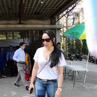 Celebs Casting Their Votes In Bandra for BMC Elections 2017 Images