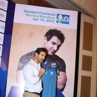 John Abraham During Standard Chartered Mumbai Marathon 2017 Press Conference Pics
