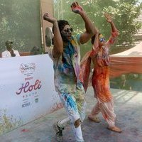 Badrinath Ki Dulhania Stars Alia, Varun Get Coloured At ZOOM Holi Party Photos | Picture 1482308