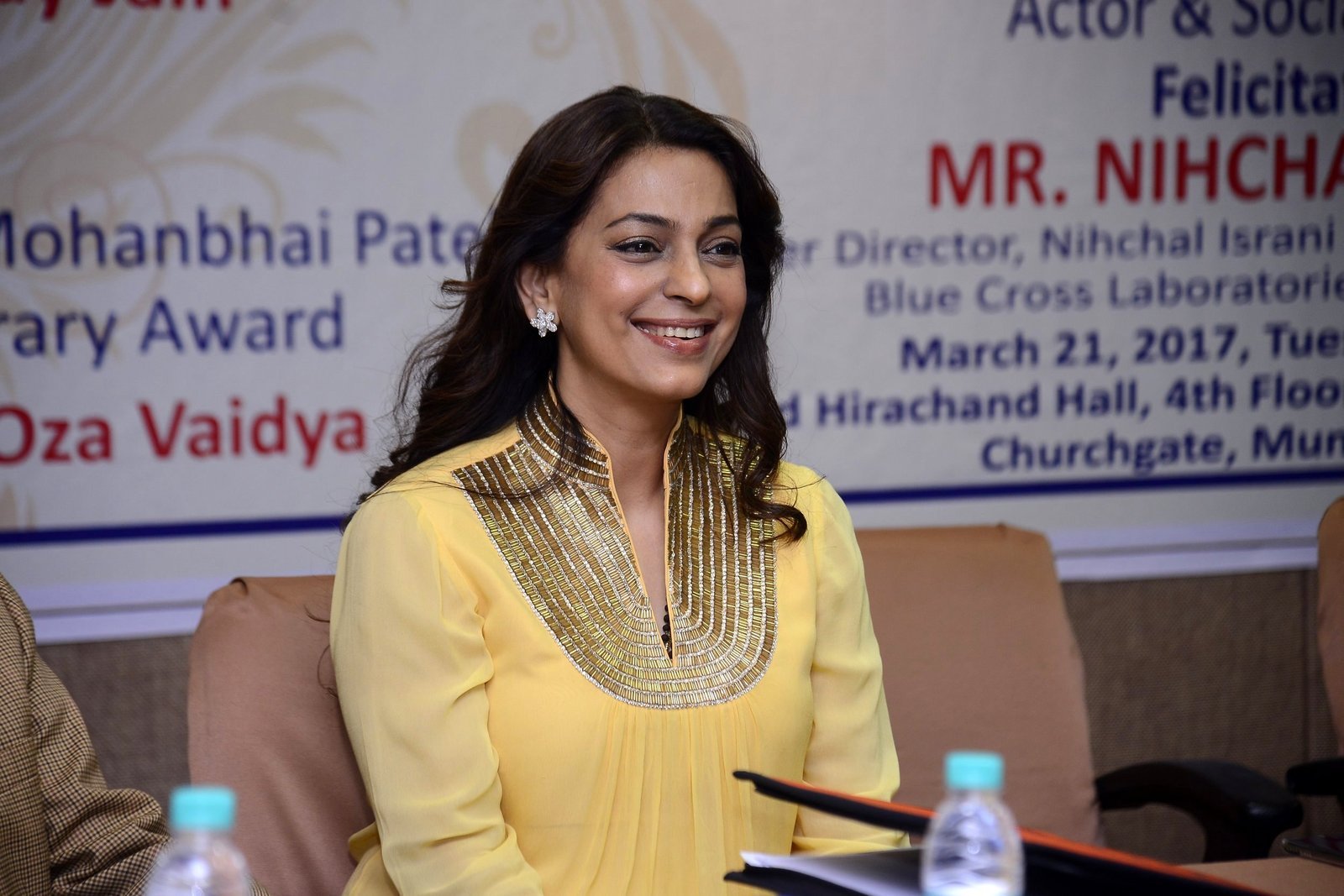  Juhi Chawla during Priyadarshni Academy's 33rd Anniversary Literary Awards Pictures | Picture 1485188