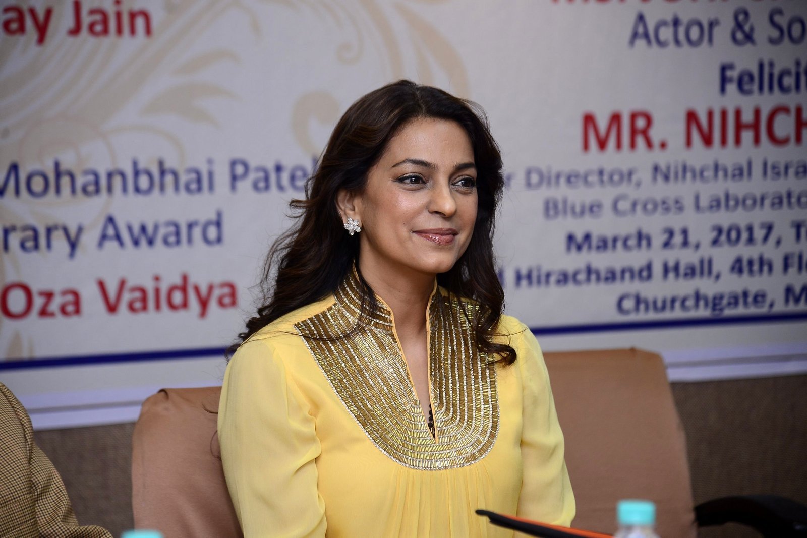  Juhi Chawla during Priyadarshni Academy's 33rd Anniversary Literary Awards Pictures | Picture 1485189