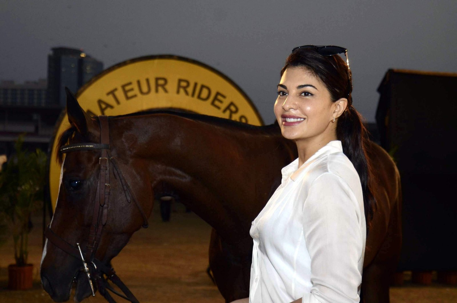 Jacqueline Fernandez At Horse Jumping Competition Race Course Images | Picture 1486574
