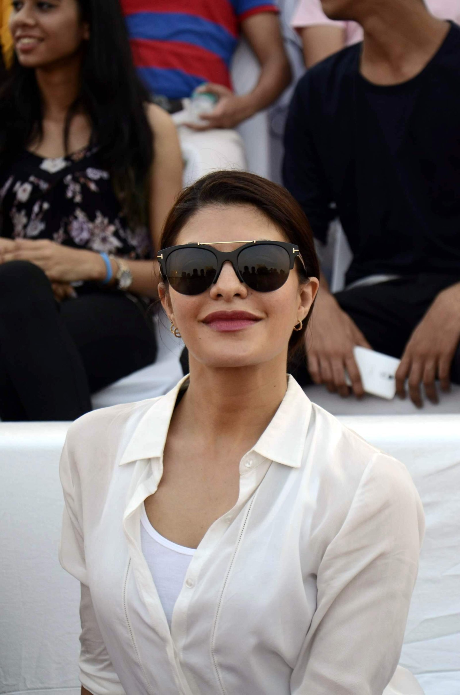 Jacqueline Fernandez At Horse Jumping Competition Race Course Images | Picture 1486553