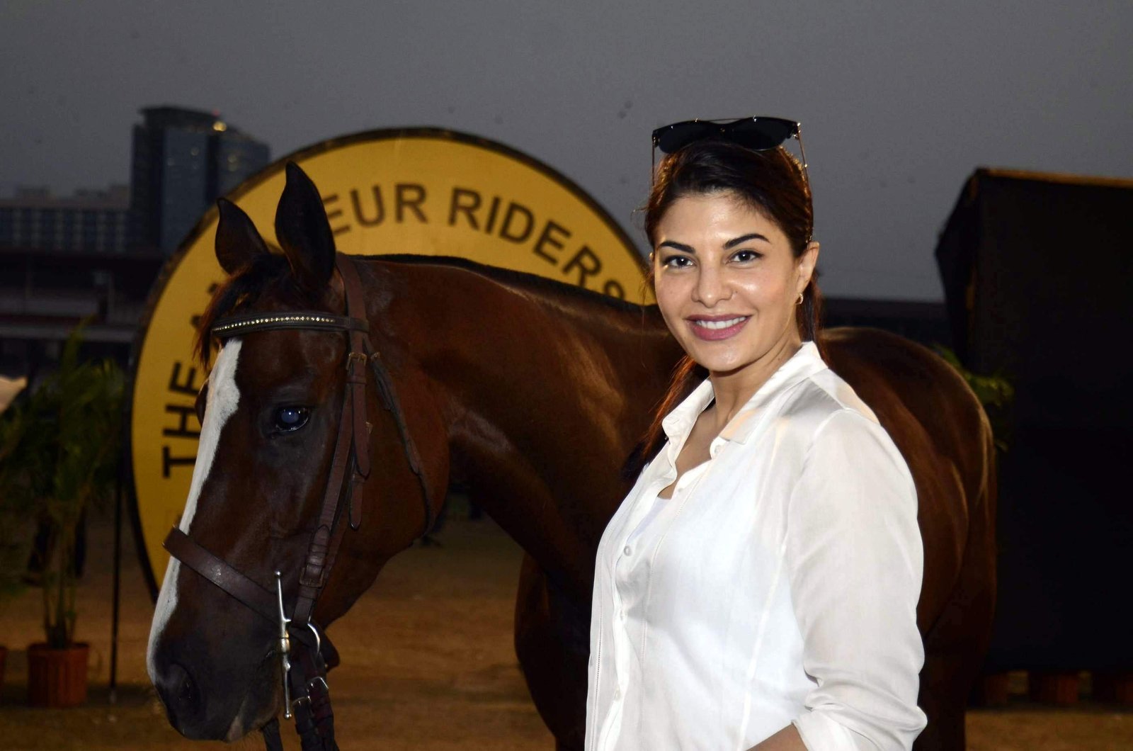 Jacqueline Fernandez At Horse Jumping Competition Race Course Images | Picture 1486571