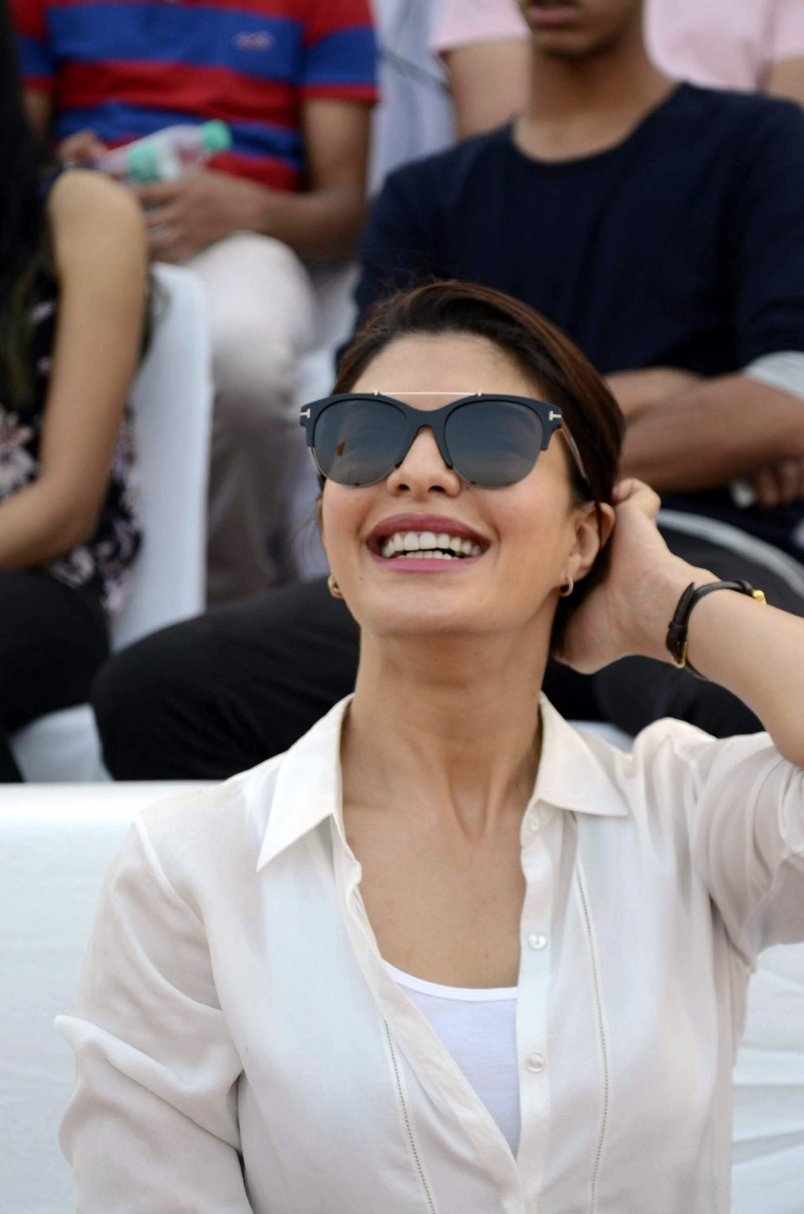 Jacqueline Fernandez At Horse Jumping Competition Race Course Images | Picture 1486542
