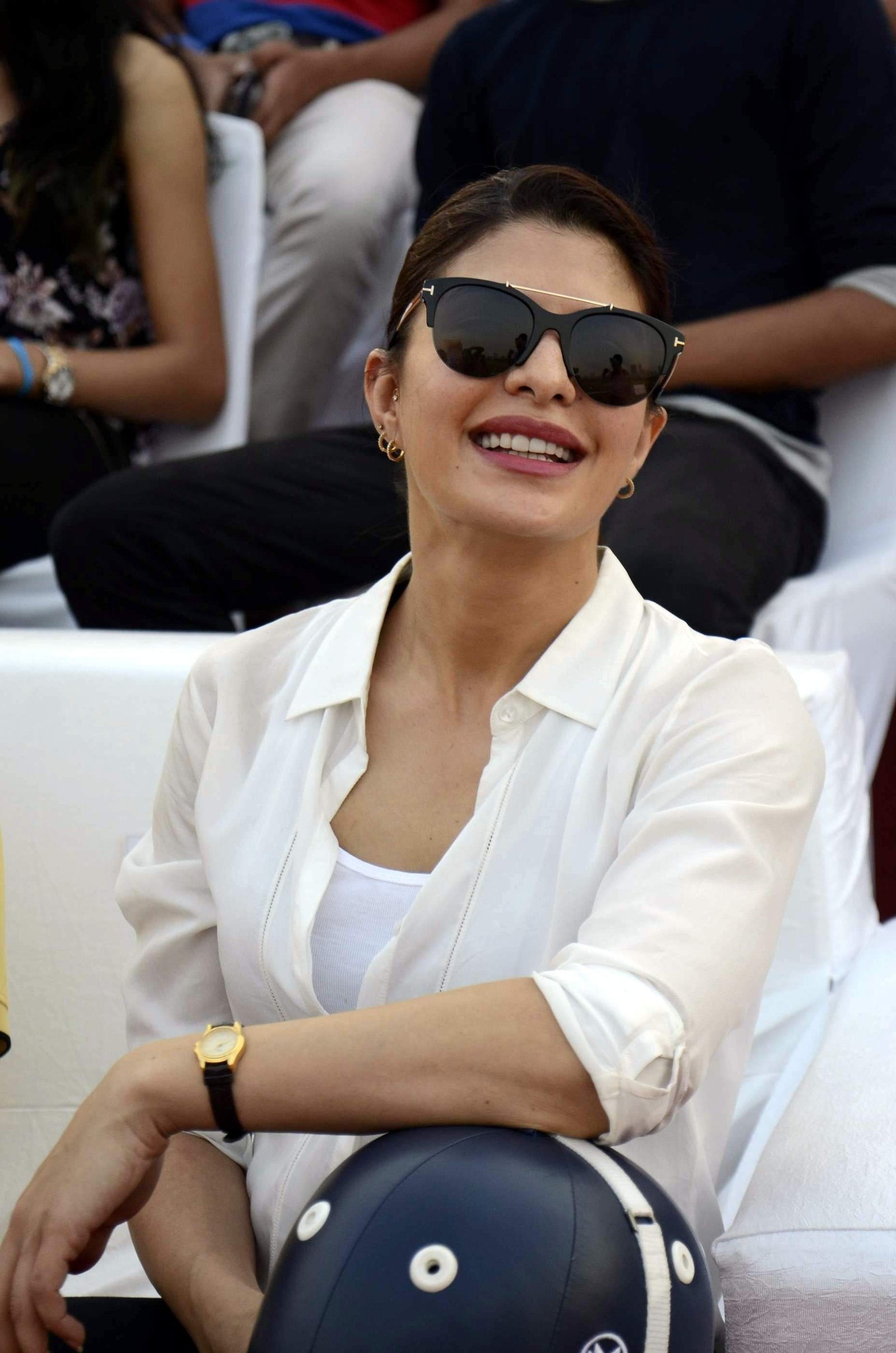 Jacqueline Fernandez At Horse Jumping Competition Race Course Images | Picture 1486554