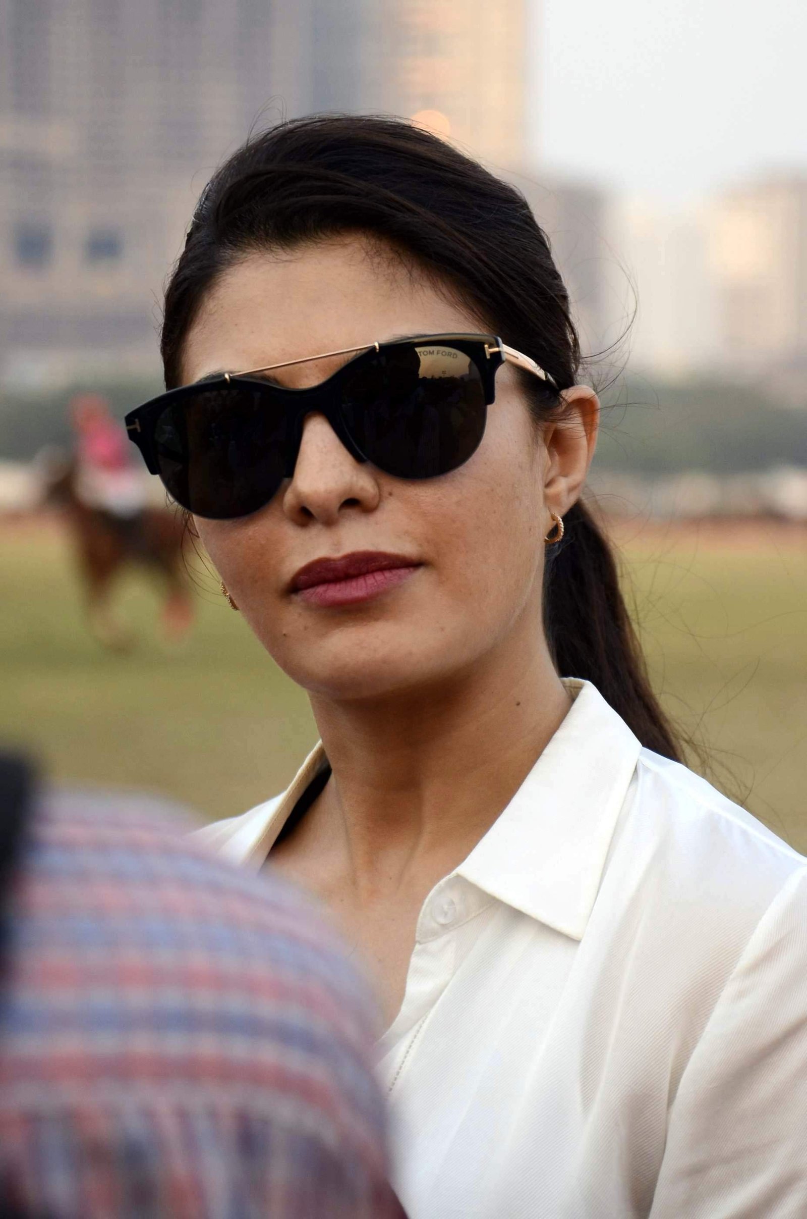 Jacqueline Fernandez At Horse Jumping Competition Race Course Images | Picture 1486562