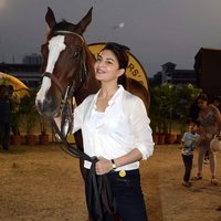Jacqueline Fernandez At Horse Jumping Competition Race Course Images | Picture 1486569