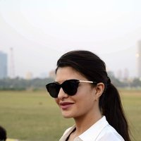 Jacqueline Fernandez At Horse Jumping Competition Race Course Images | Picture 1486556