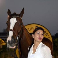 Jacqueline Fernandez At Horse Jumping Competition Race Course Images | Picture 1486572