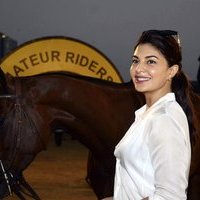 Jacqueline Fernandez At Horse Jumping Competition Race Course Images | Picture 1486574