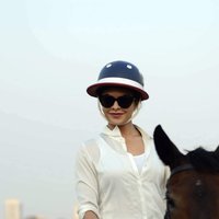 Jacqueline Fernandez At Horse Jumping Competition Race Course Images | Picture 1486539