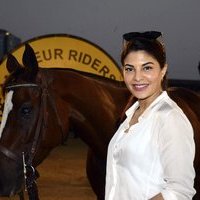 Jacqueline Fernandez At Horse Jumping Competition Race Course Images | Picture 1486571