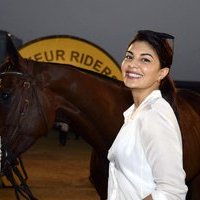 Jacqueline Fernandez At Horse Jumping Competition Race Course Images | Picture 1486573