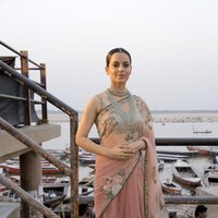 Kangana Ranaut promotes her upcoming movie Manikarnika at Varanasi Pics | Picture 1496038