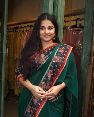 In Pics: Vidya Balan Launches The Special Designer Sari Collection at Gopi Vaid Store