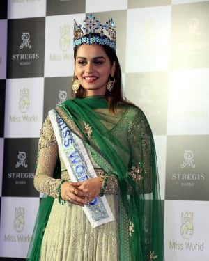 Photos: Manushi Chillar At The Press Conference For Winning Miss World Title | Picture 1547417