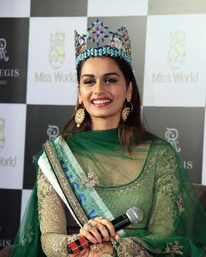 Photos: Manushi Chillar At The Press Conference For Winning Miss World Title | Picture 1547413