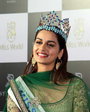 Photos: Manushi Chillar At The Press Conference For Winning Miss World Title | Picture 1547414