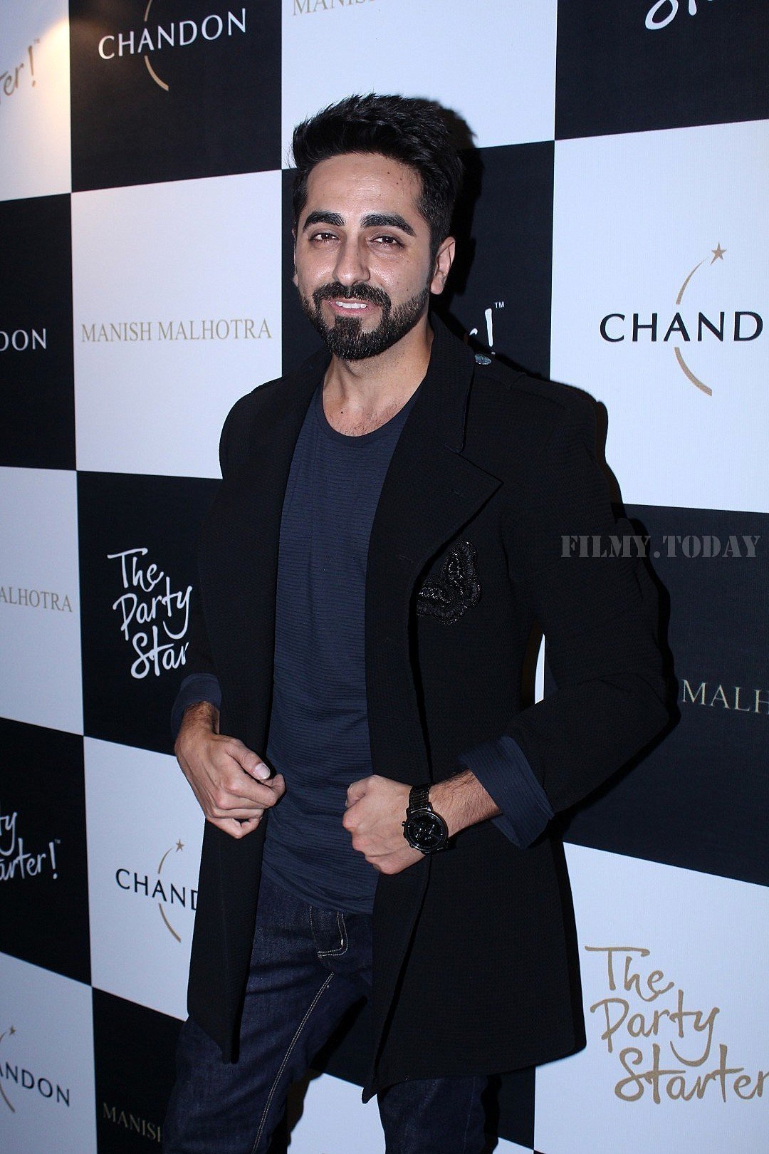 Ayushmann Khurrana - In Pics: Launch Of Manish Malhotra X Chandon Limited Edition End Of Year 2017 Bottles | Picture 1535013