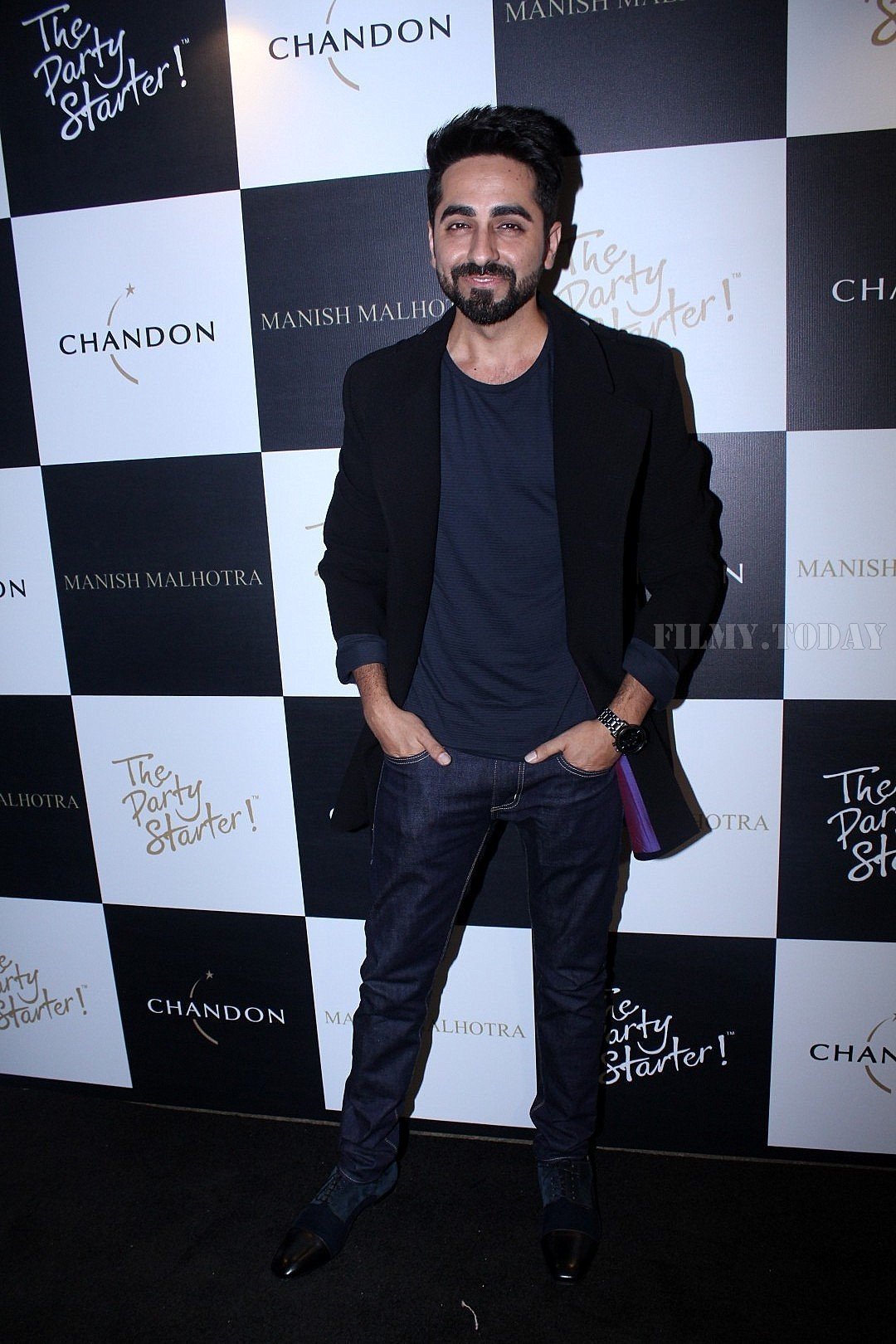 Ayushmann Khurrana - In Pics: Launch Of Manish Malhotra X Chandon Limited Edition End Of Year 2017 Bottles | Picture 1535012