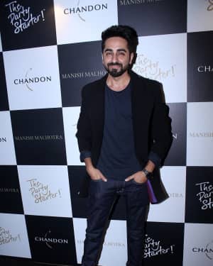 Ayushmann Khurrana - In Pics: Launch Of Manish Malhotra X Chandon Limited Edition End Of Year 2017 Bottles