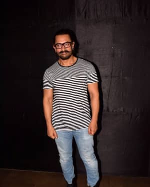 Aamir Khan - In Pics: Special Screening Of Film Secret Superstar