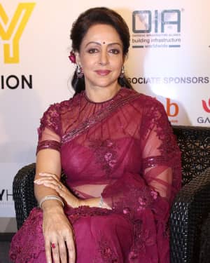 In Pics: Hema Malini during Press Conference Of Synergy An International Cultural Festival