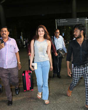 In Pics: Actress Kajal Aggarwal Spotted at Mumbai Airport | Picture 1526585