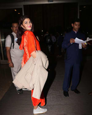 In Pics: Jacqueline Fernandez Snapped At Mumbai Airport | Picture 1527692