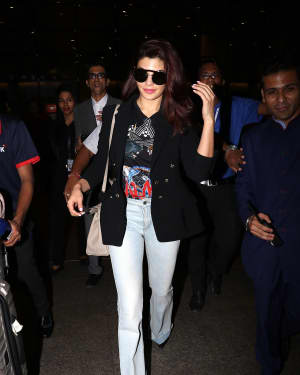 In Pics: Jacqueline Fernandez Snapped At Mumbai Airport | Picture 1528747
