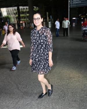 In Pics: Dia Mirza Snapped At Mumbai Airport | Picture 1529862