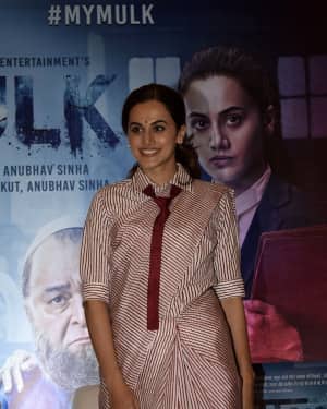Photos: Taapsee Pannu at Success party of Mulk at The Club | Picture 1593874