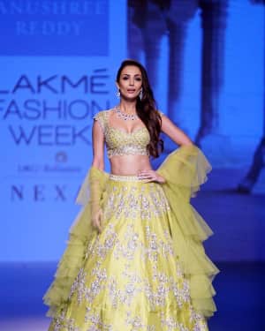 Photos: Malaika Arora Ramp at Lakme Fashion Show 2018