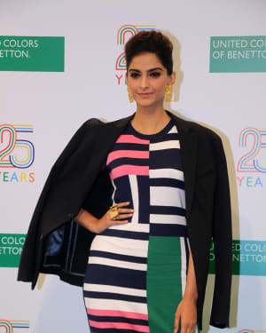 Photos: Sonam Kapoor During The 25 Years Celebration Of Benetton India Of Heritage And Values In India | Picture 1568371