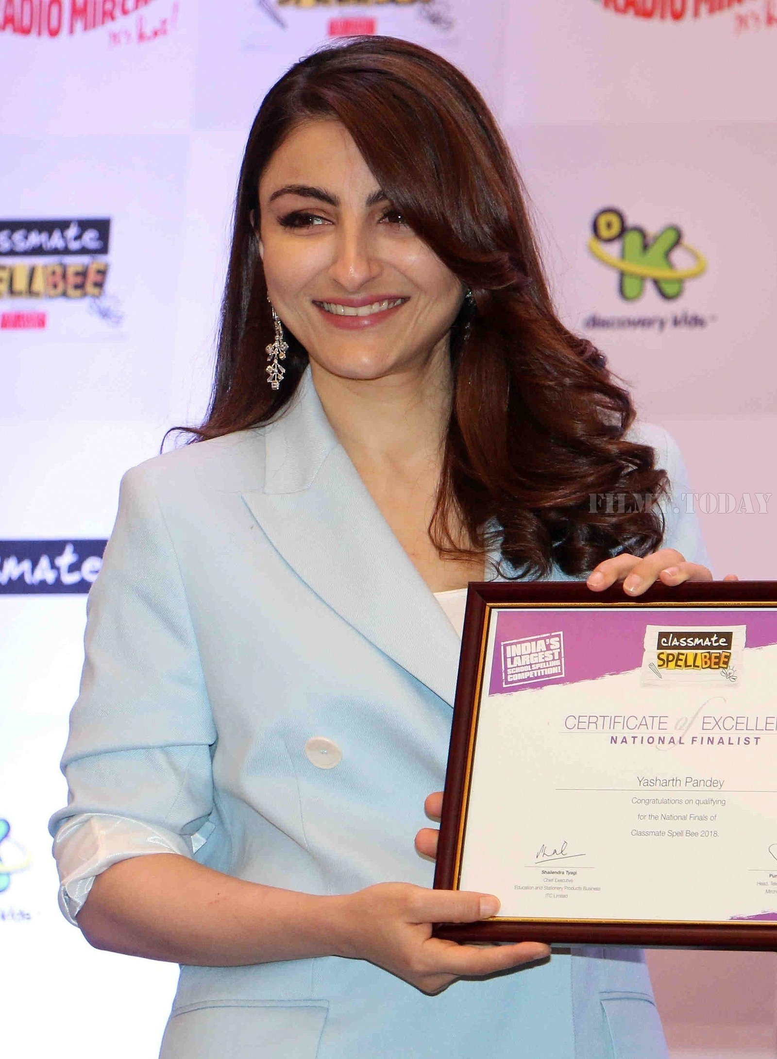 Photos: Soha Ali Khan At The National Final Of Classmate Spell Bee Season 10 | Picture 1572797